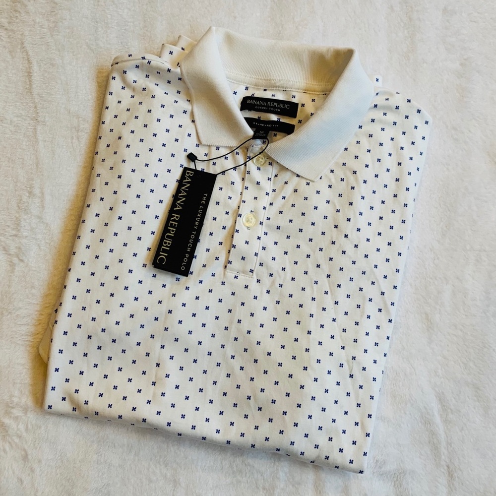 Banana Republic Luxury Touch Short Sleeve Polo